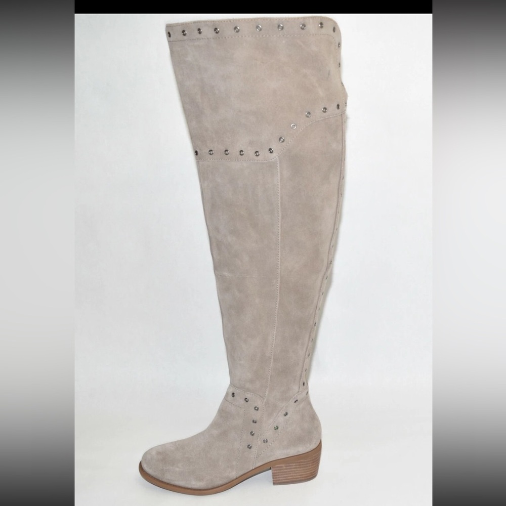 Vince Camuto Adult Bestan Over The Knee Boot in Suede with grommets